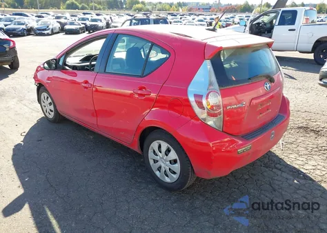 2012 Toyota Prius C Three z USA, uszkodzony, nr VIN JTDKDTB37C1001411
